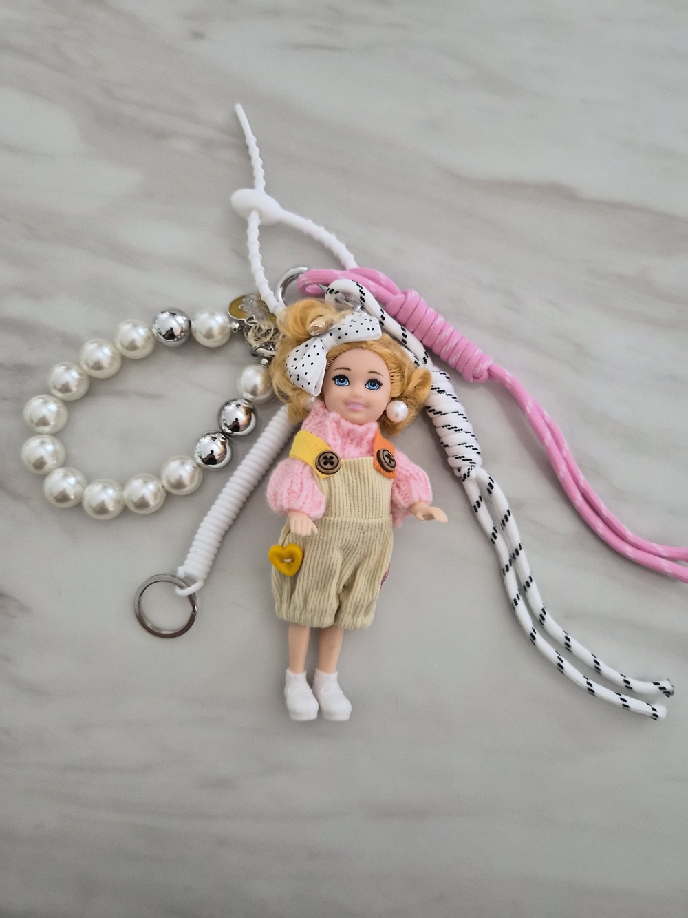 Mini Barbie Doll Bag Charm